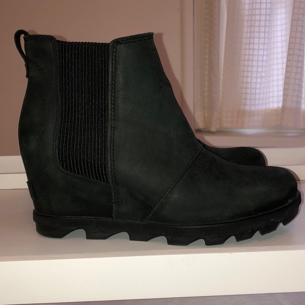 Sorel Wedges Rustic Black Size 9